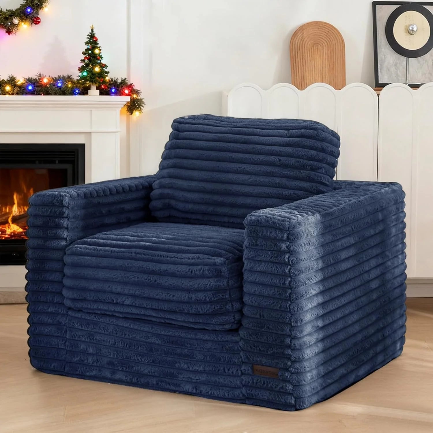 MAXYOYO Lazy Sofa Chair, Soft Cushioned Double Seat Floor Sofa