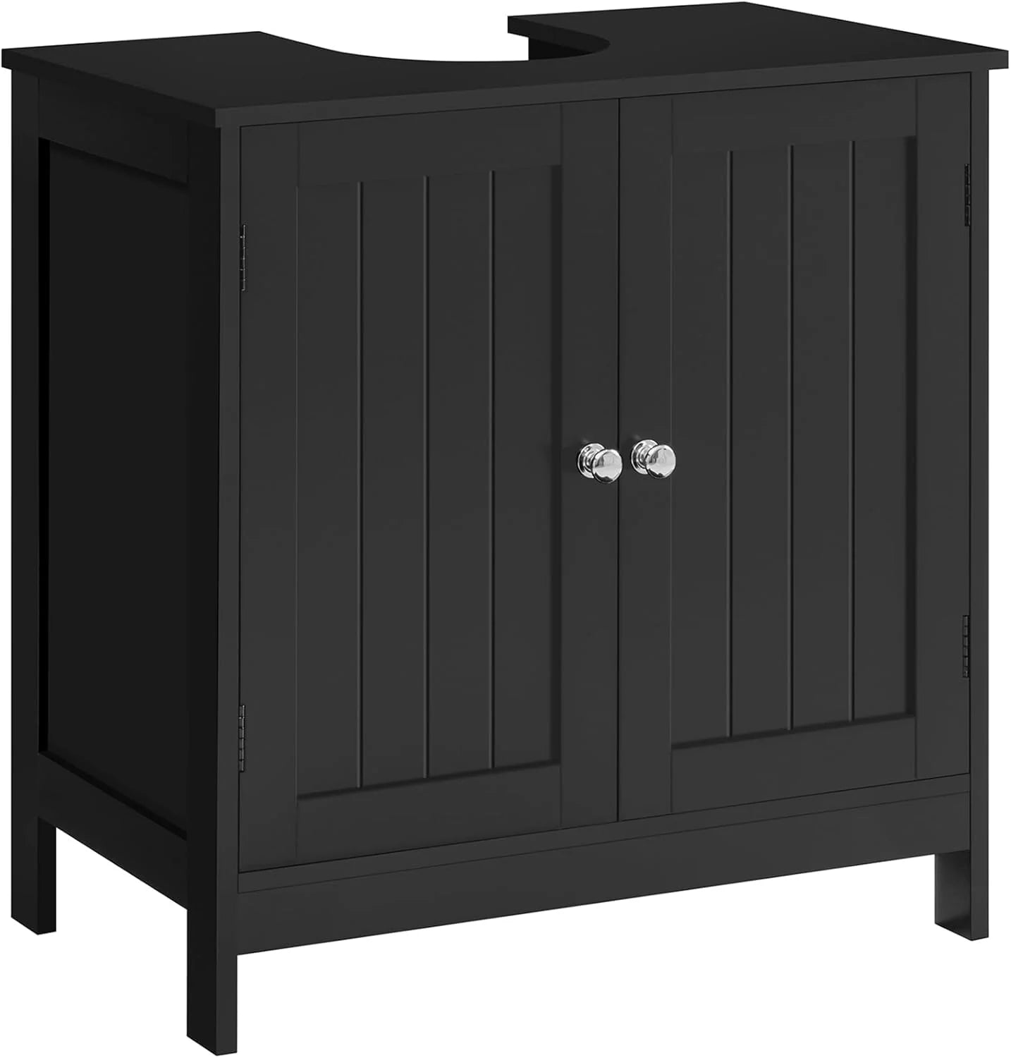 Iwell Storage Cabinet with 2 Drawers & Adjustable Shelves, Cupboard, Floor Cabinet